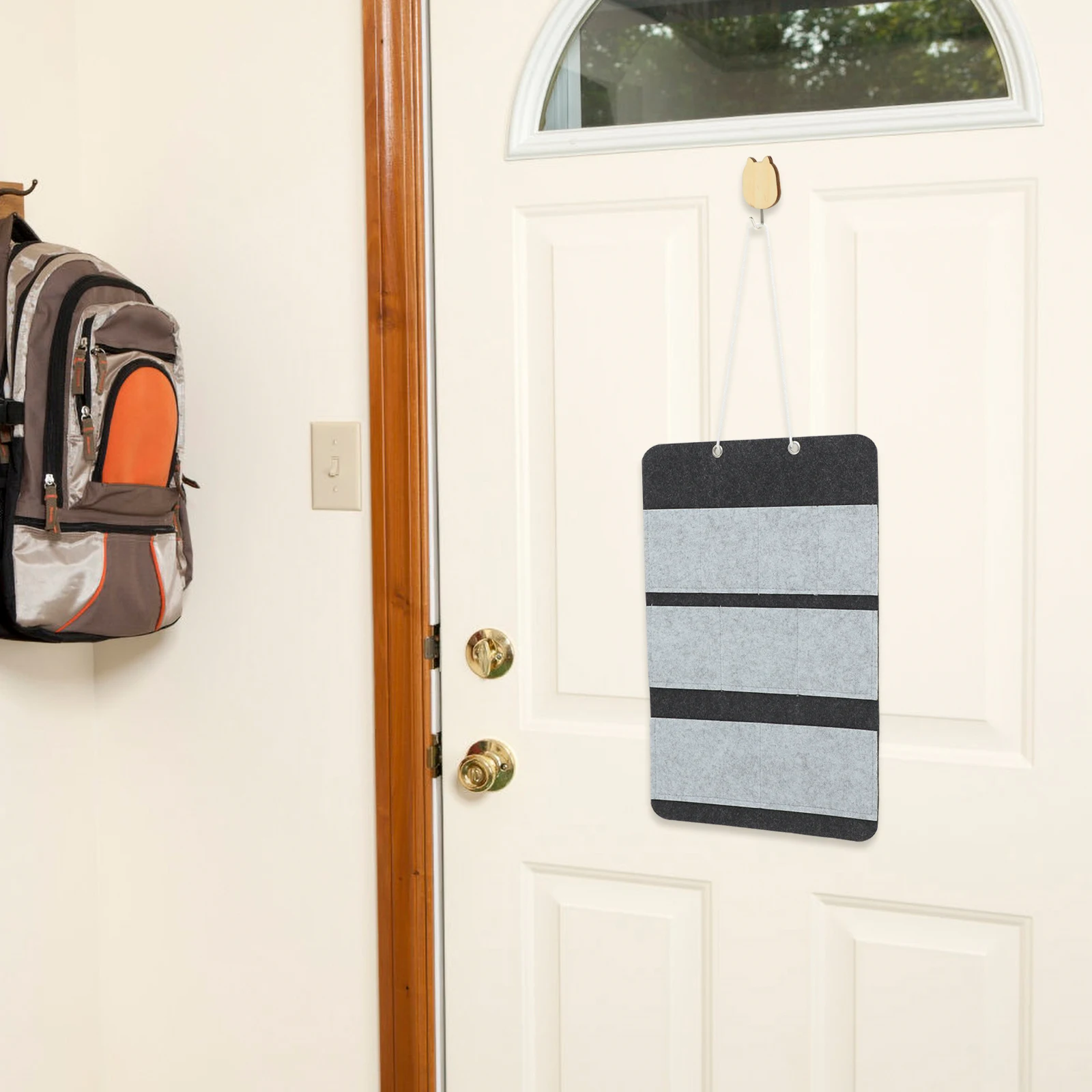

Creative Hanging Storage Bag For Dormitory Wall Door Closet Organizer Multiple Pockets Foldable Storage Pouch Water-Resistant