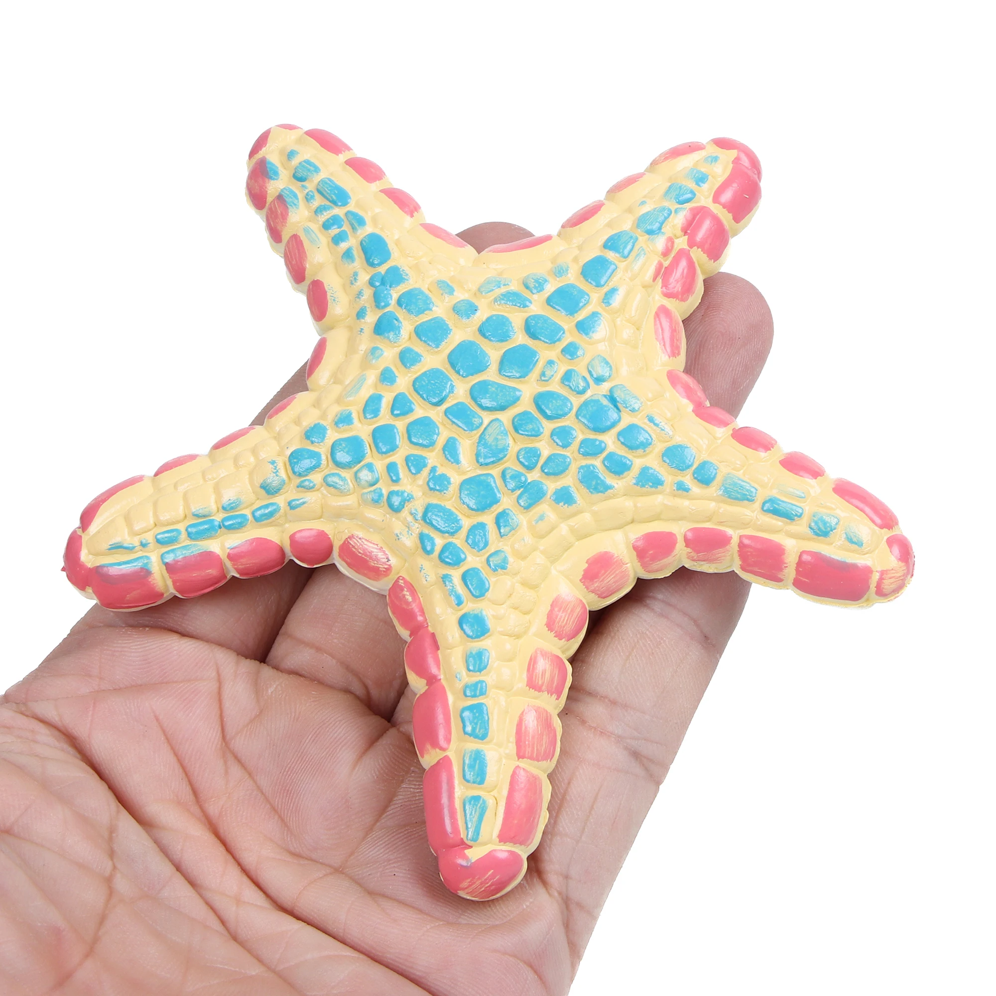 Figurka rozgwiazdy - żywa figurka gwiazdy morskiej 4,5" - zabawka edukacyjna dla chłopców, dziewcząt i dzieci w wieku od 3 lat