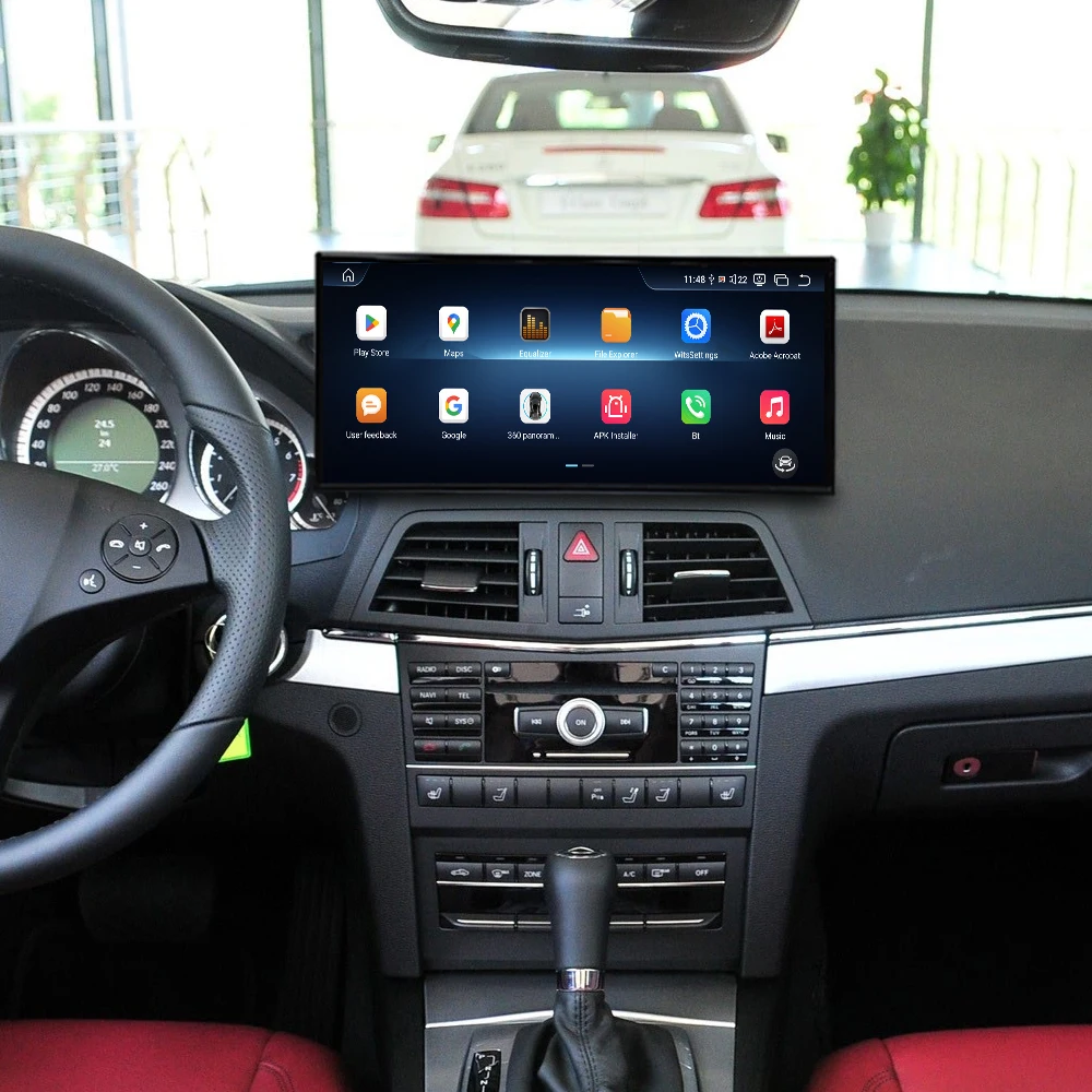 Reproductor Multimedia Android 14 para mercedes-benzE2-door coup w212 2009-2011 15,8 ''GPS pantalla táctil navegación vídeo estéreo