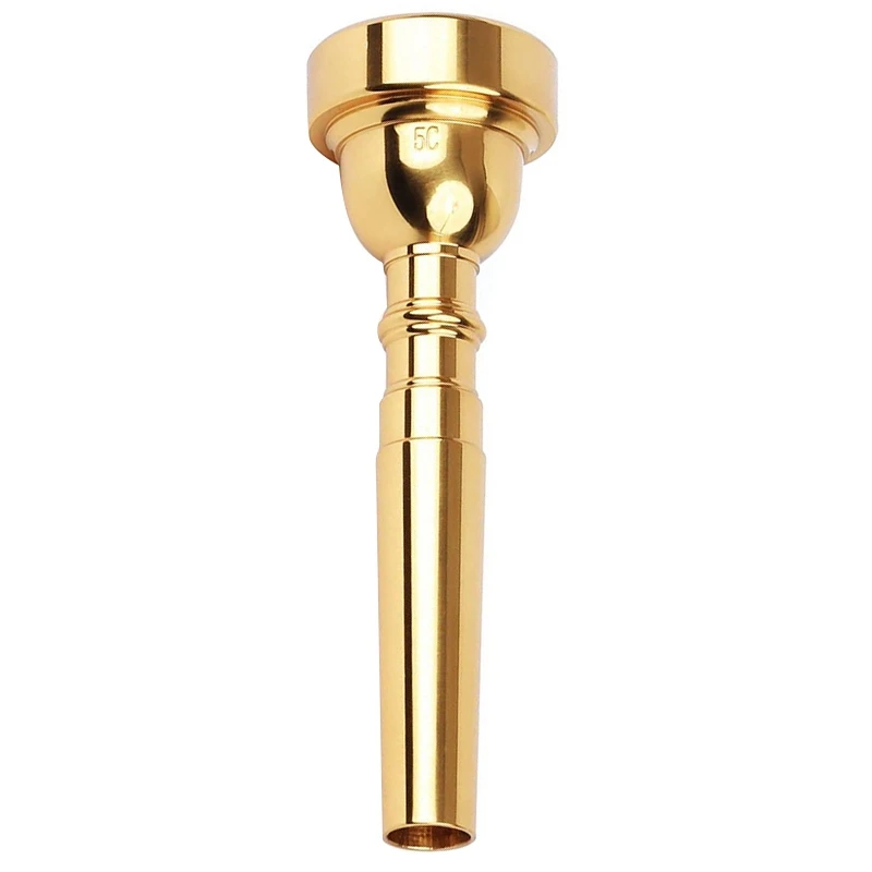 A3#(Upgraded) 948F Trumpet Mouthpiece 5C Trumpet Mouthpiece Set Replacement Musical Instruments Accessories Golden