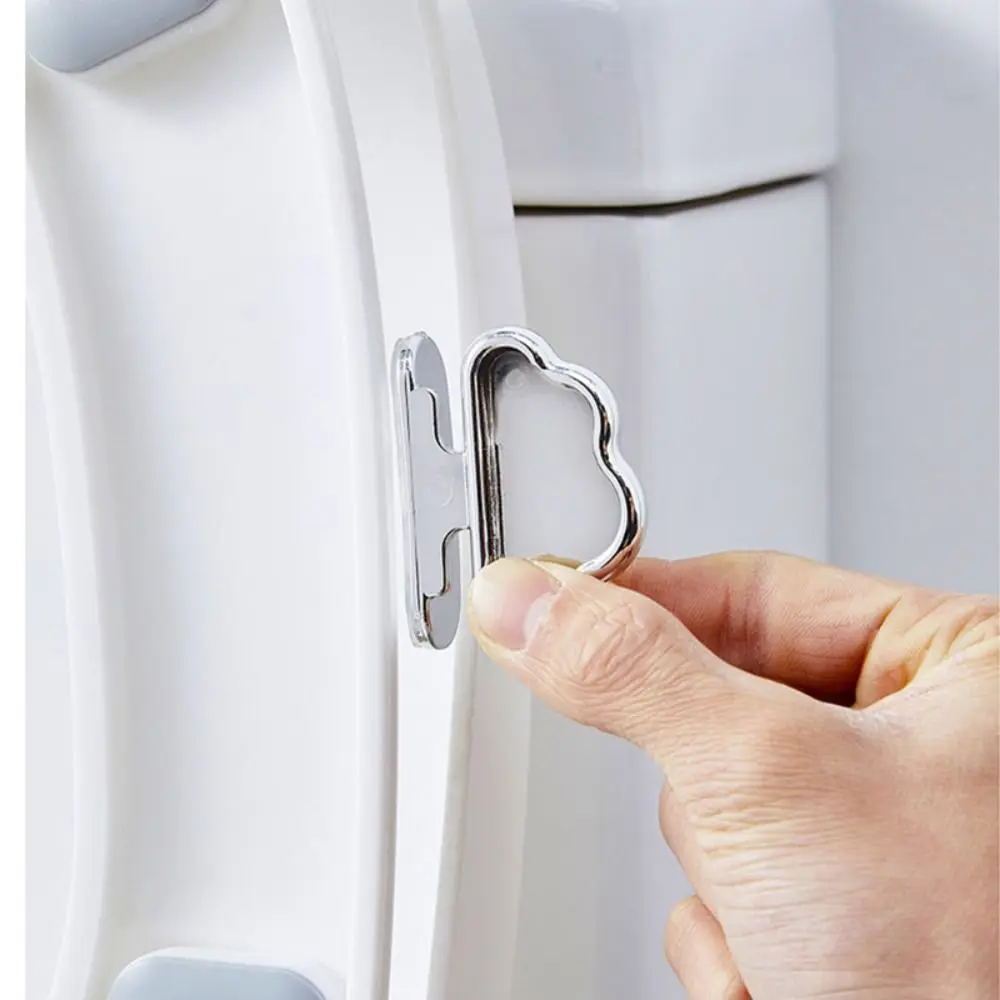 2 stücke Selbstklebende Wc Deckel Heber Anti-schmutzig Vermeiden Berühren Wc-sitz Griff Halter Nicht-slip Wc schüssel Heber