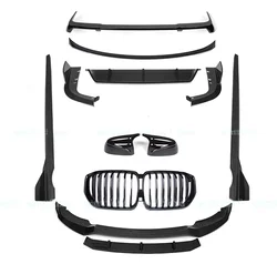 FOR BMW X5 G05 2018-2023 BLACK AORO KITS FRONT SPLITTER SIDE SKIRTS REAR DIFFUSER montford SPOILER