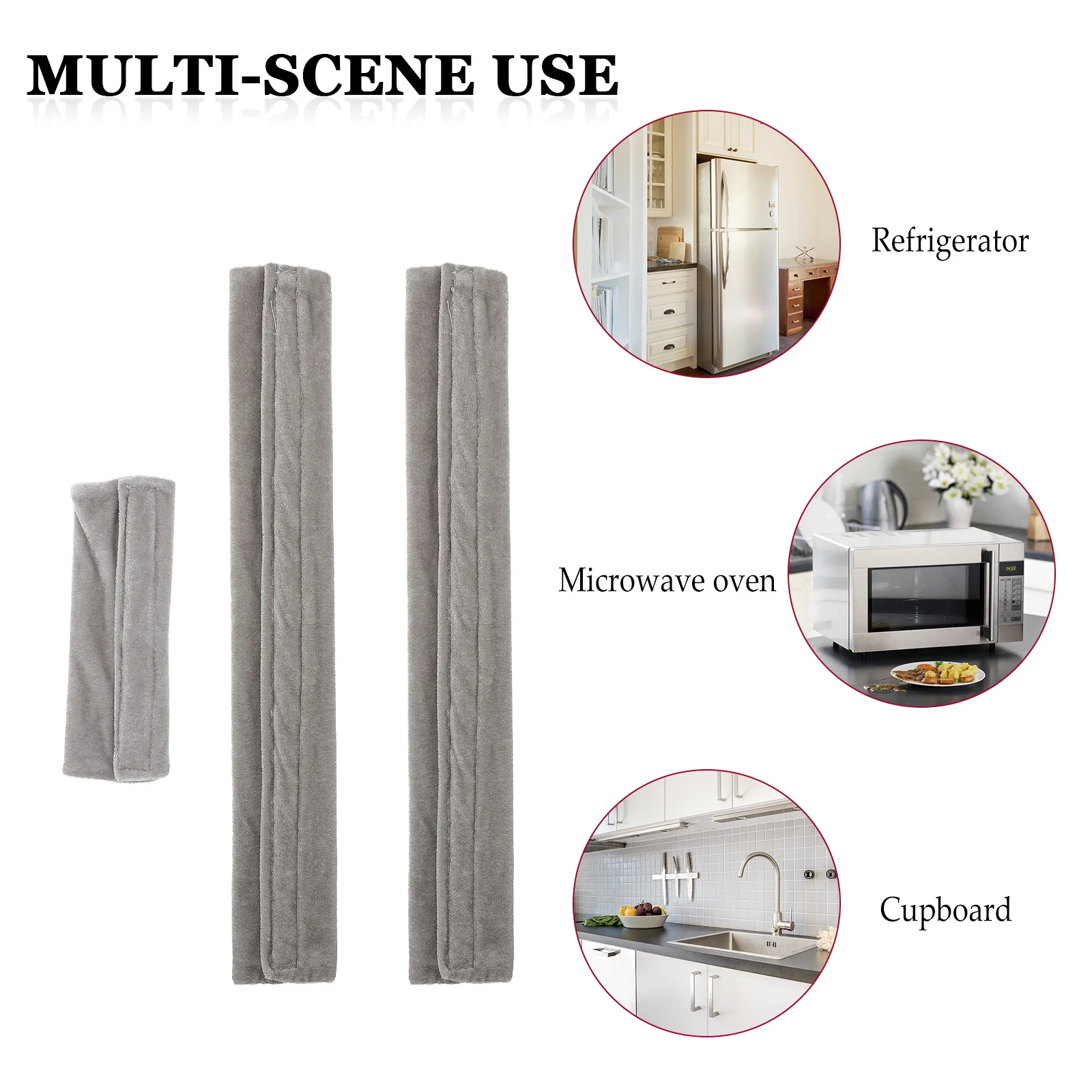 

3pcs Fridge Washable Kitchen Appliance Protector Refrigerator Door Handle Cover Freezer Oven Dishwasher Handle Cover