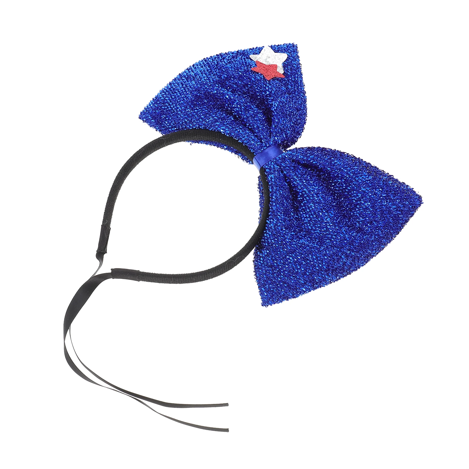 

Premium Pet Headband Lovely Bow Independence Day Dog Costume Soft Material for Daily Wear Photo Props Patriotic Style for Cute