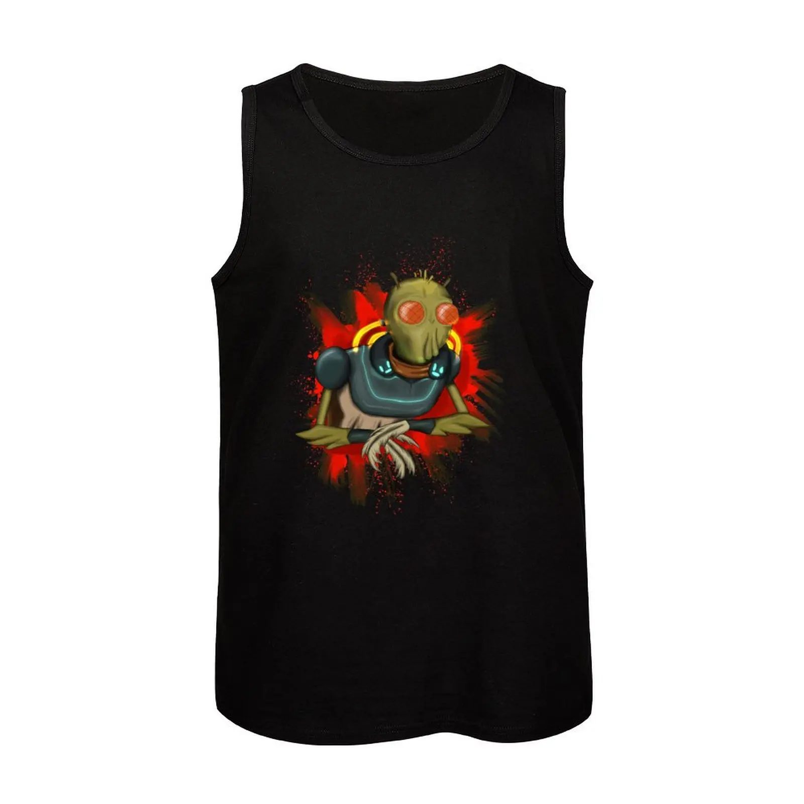 Krombopulos Michael Tank Top sleeveless shirt man gym bodybuilding t shirt man vest T-shirt male