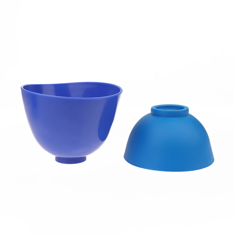 Cuenco de silicona Dental, cuenco para mezclar yeso, taza de goma Flexible médica gruesa, herramientas de higiene bucal para laboratorio Dental, 1 Uds.