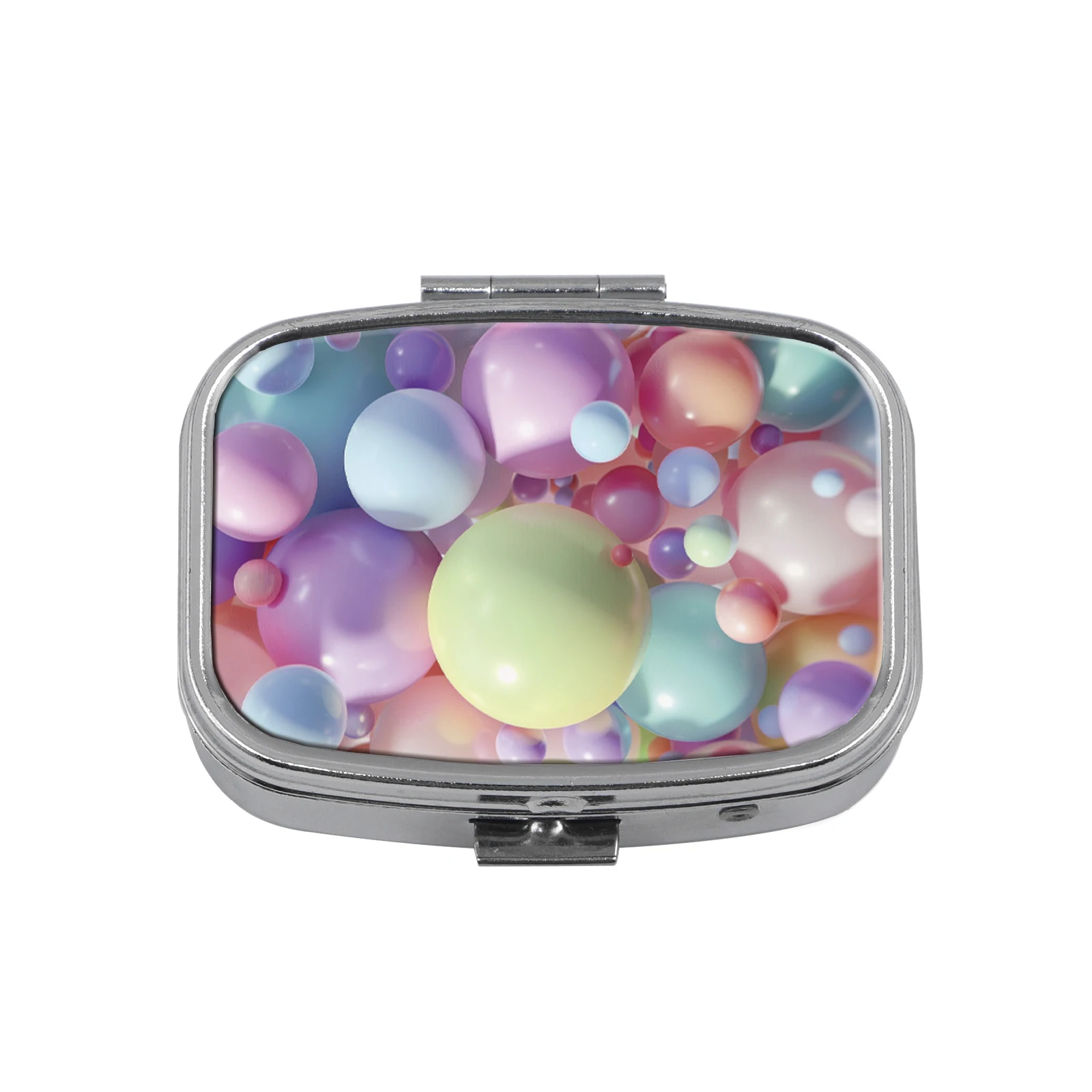 Cartoon Metal Pill Box Astronaut Pill Packaging Health Products Moisture-Proof Storage Box Personalized Fashionable Pill Box