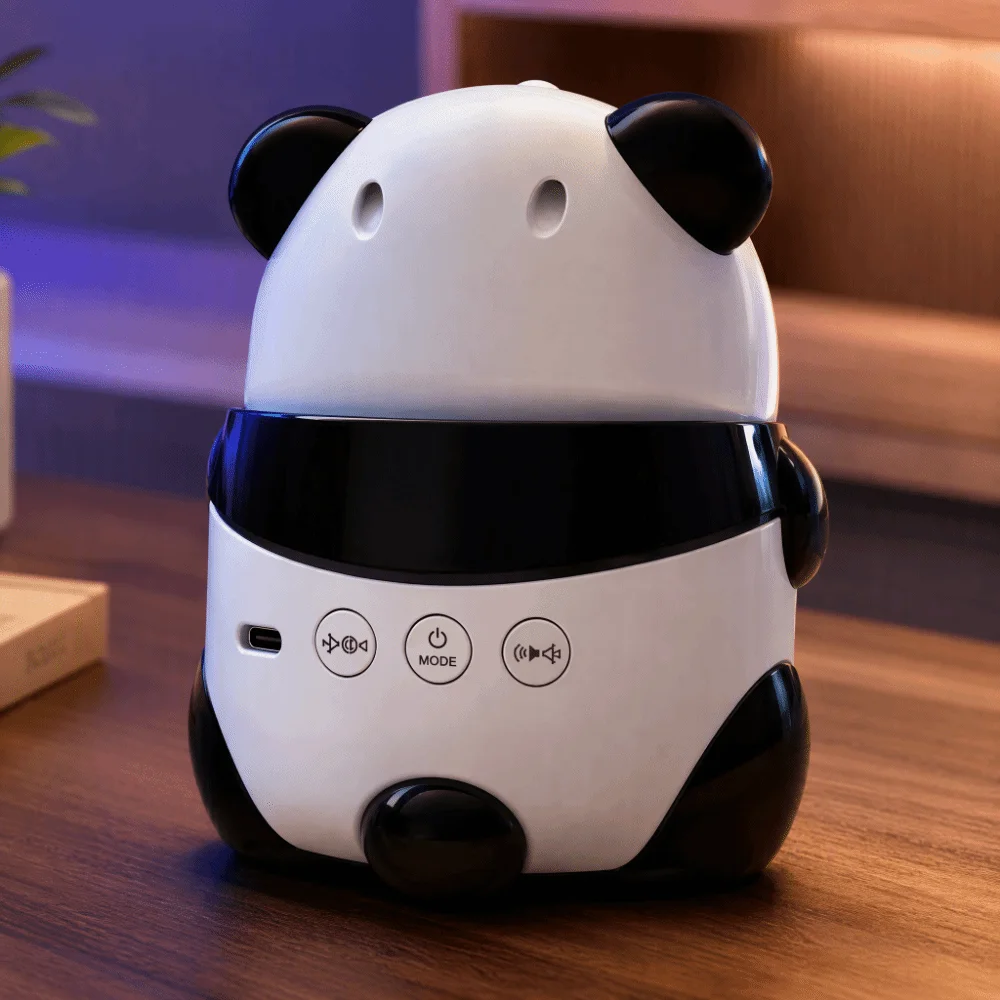 Creative Starry Sky Projector Night Light Portable Soft Starry Patterns Night Light Cartoon Design Built-in Bluetooth Speaker