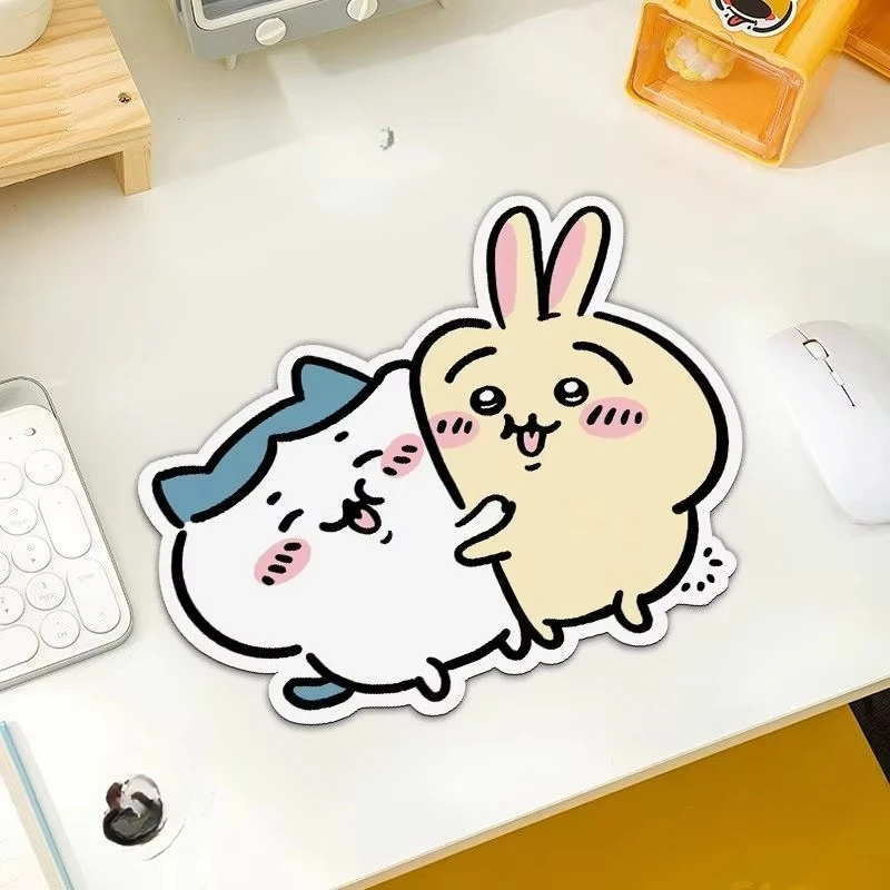 Chiikawa Usagi Hachiware Mouse Pad Cute Anime Diatomaceous Earth Desk Mat Kawaii Non Slip Gaming Computer Office Decor