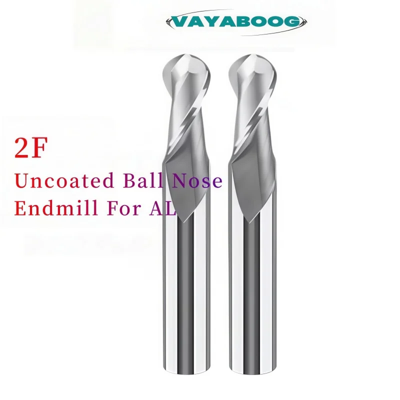 

Chowmaster 2 Flute Ball Nose End Mill 4 6 8 10 12mm Shank Milling Cutter CNC Engraving Router Bit for Wood Aluminum