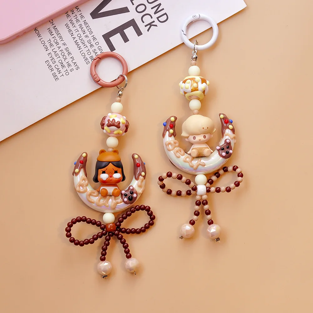 Bubble Phone Charm DIY Beaded Keychain Pendant Original Heavy Industry High-end Mobile Phone Chain Luxury Lanyard Accessories