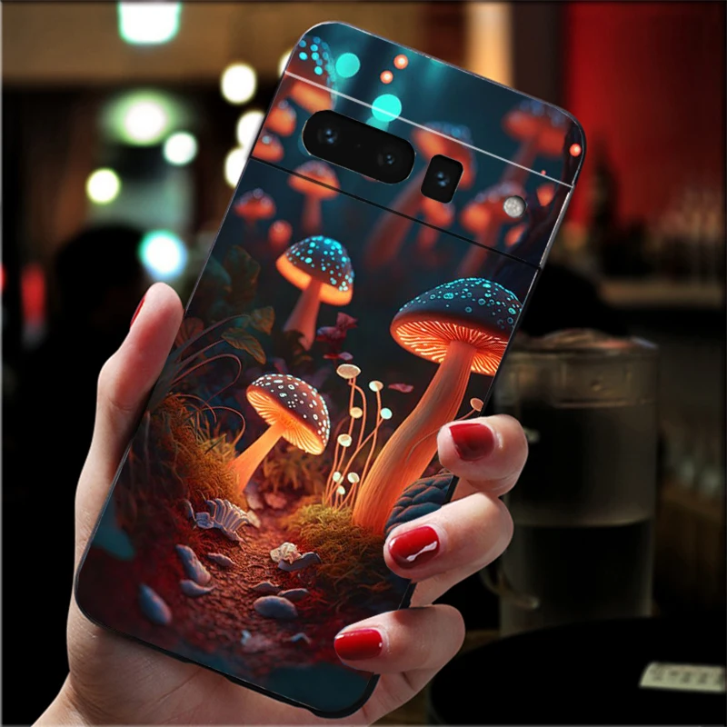 Phone Case For Google Pixel 10 Pro XL 9 Pro XL 8 7 6 Pro 9A 8A 7A 6A Pixel 8 7 6 5 Mushroom #5