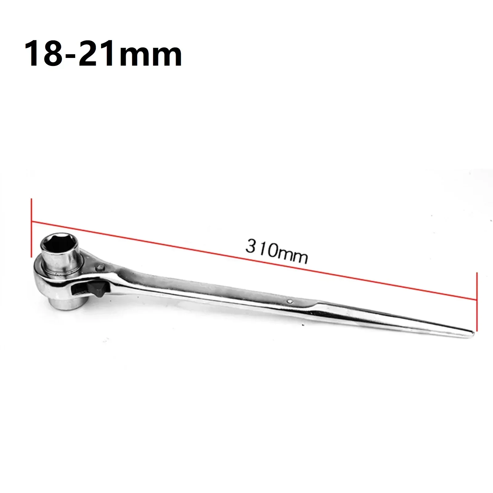 High Torque Chrome Vanadium Steel Ratchet Wrench 1/2 Inch Drive 18 21mm / 17 19mm / 19 22mm / 19 21mm / 21 22mm