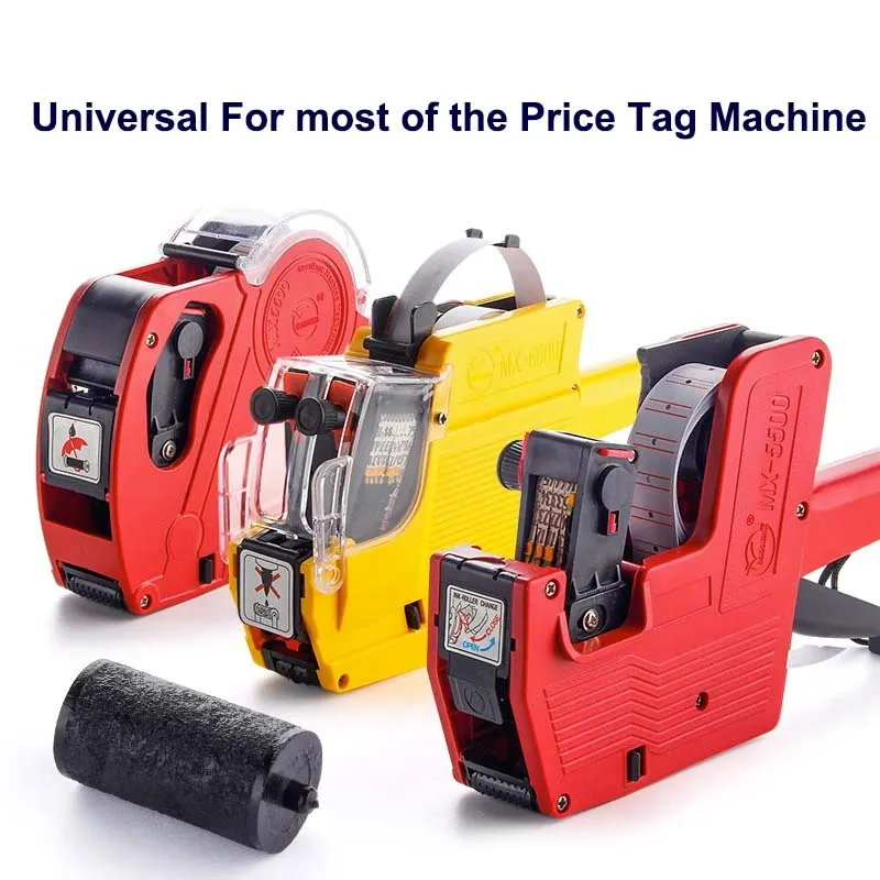 Coding Machine Refill Ink Rolls Ink Labeller Cartridge  Price Tag Machine Replacement Ink Wheel For MX-5500 V-5500