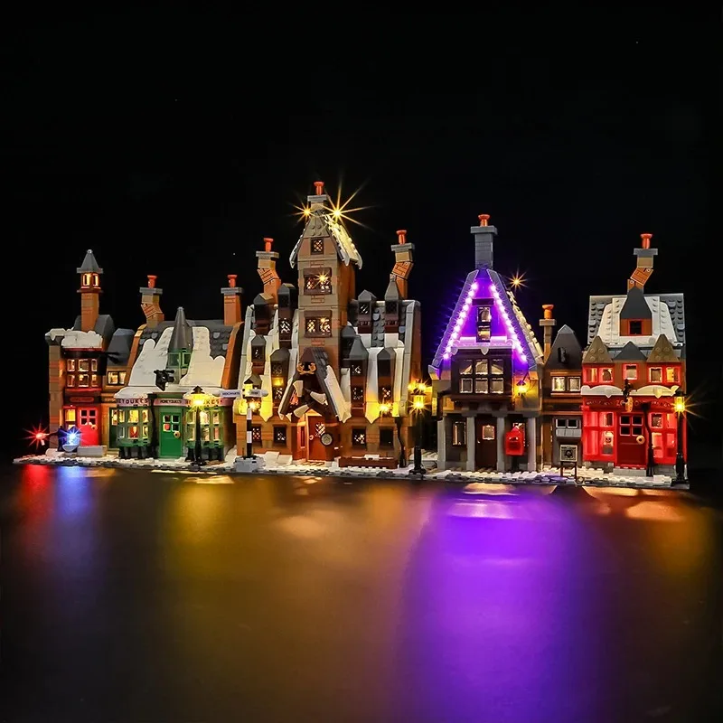 LED-lichtset voor LEGO 76457 Hogsmeade Village Lamp DIY kerstcadeau (exclusief bouwsteenstenen sets model)