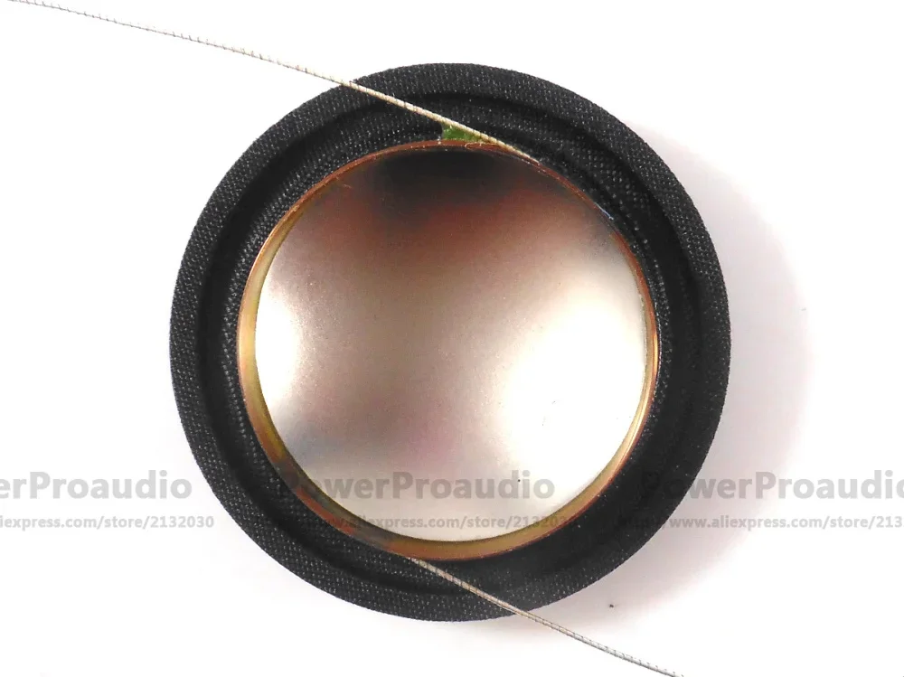 2 قطعة استبدال الحرير الأسود + التيتانيوم الحجاب الحاجز لملف صوتي 20.4 مللي متر طقم تصليح 8 أوم أ