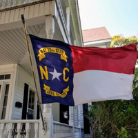 North Carolina State Flag150X90cm Indoor Outdoor Polyester hanging Flag