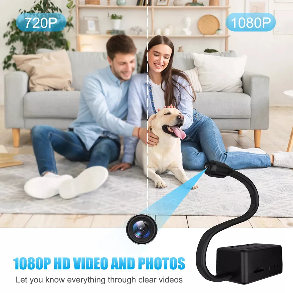 2K 4MP Mini Security Camera - Wireless WiFi Indoor Cam with Motion Detection & Remote View, Video Recorder for Home Surveillance