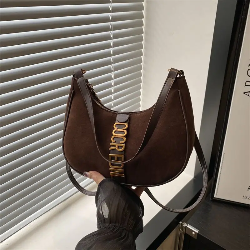 

Винтажная сумка подмышки 2025 года — шикарный дизайн в стиле ретро, регулируемый ремешок, легкая и прочная для повседневного ношения