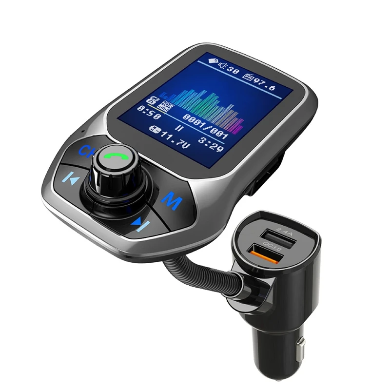 Wireless Bluetooth Hands-Free Call Car Kit,FM Transmitter,MP3 Player,Car Accessories