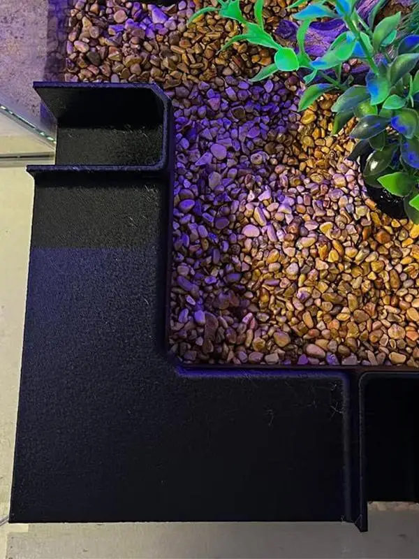 Acquario attraente gamberetti nascondere tunnel angolare decorativo acquario grotta multifunzionale gamberetti grotta accessori per acquario