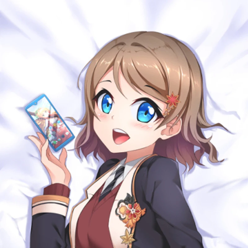 

Dakimakura Anime Watanabe You 2 Side Printed Hugging Pillowcase Cushion Bedding Decor Pillow Cover