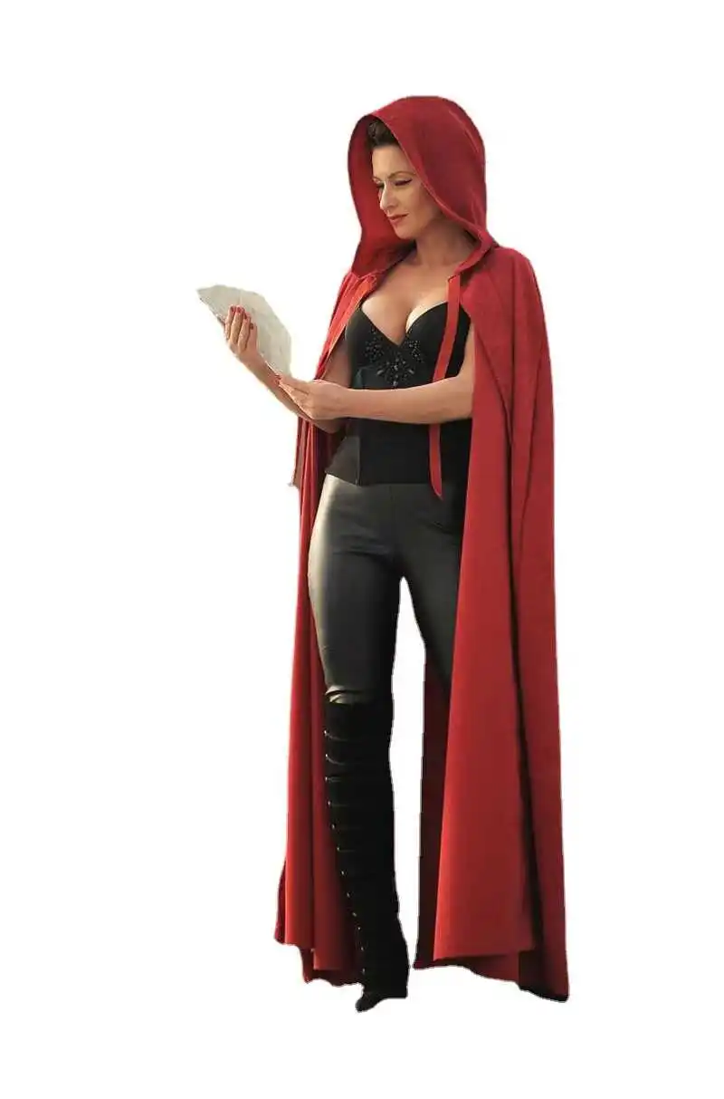 جديد إمرأة طويل مقنع الشيطان الانجراف عباءة لوهوين تأثيري العرقية زي رداء مادة البوليستر مجموعة الصيف #3