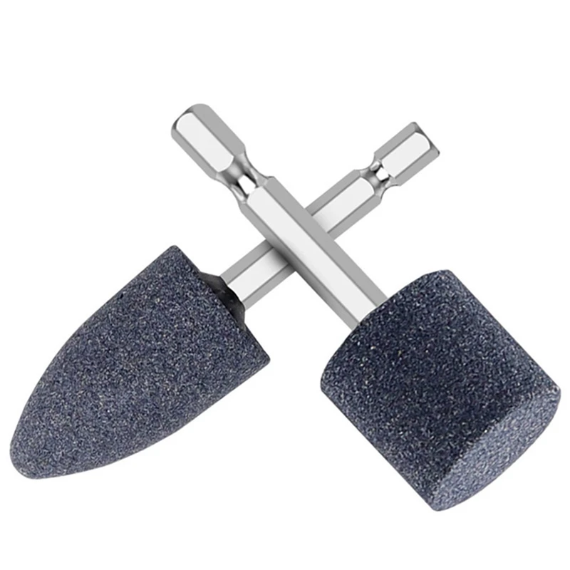 Two-Piece Hexagonal Handle Grinding Wheel Electric Grinding Head Brown Corundum Grinding Head