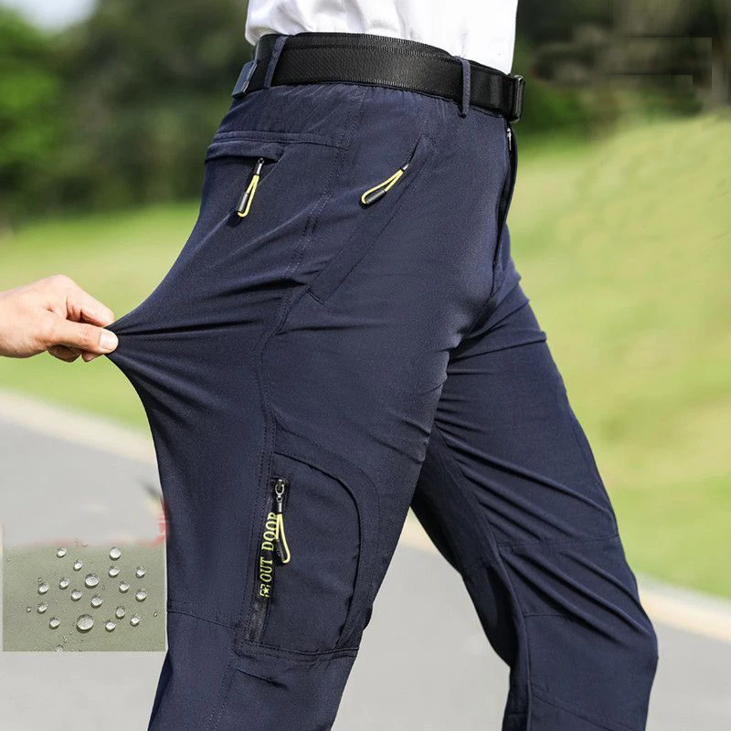 

Spring Hiking Tactical Pants Men Motorcycle Windproof Elasticity Fishing Wear Climbing Clothes Quick Dry Anti-UV Trousers Male