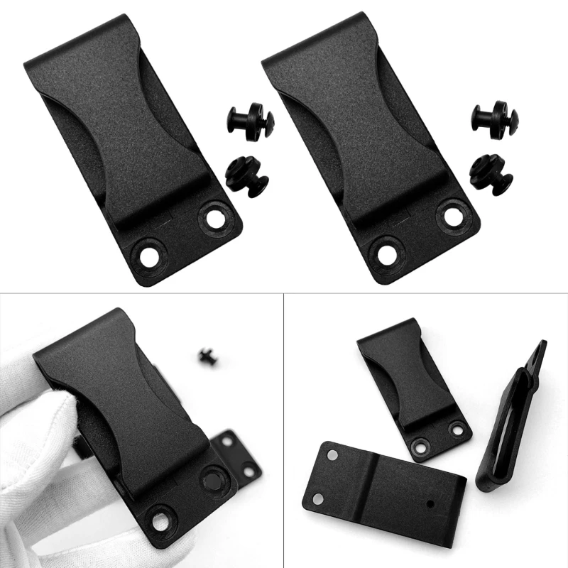 2pcs Portable Knife Sheath Back Clip Tool Holder Waist Mount Keep Tool Accessible on Waist Sheath Waist Holder Back Attachment