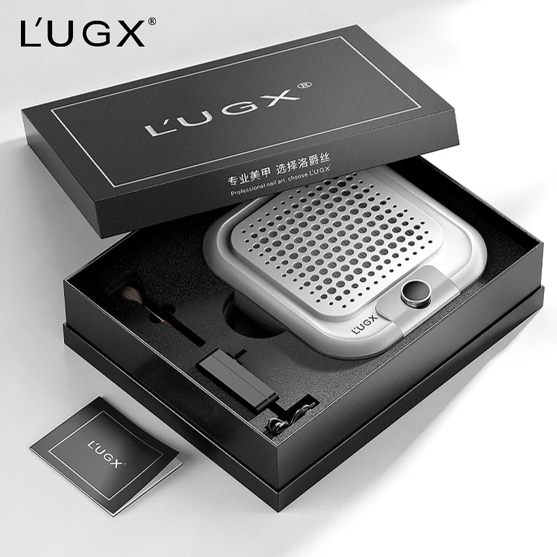 LUGX 48W Strong Electric Brushless Nail Vacuum Cleaner Machine Professional Nail Dust Collector