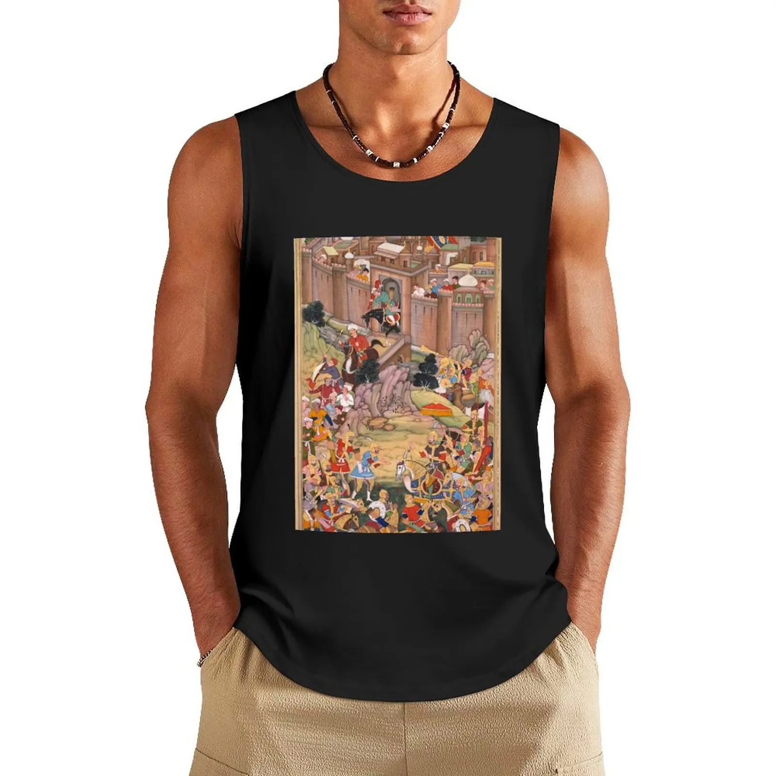 Siege of Arbela Tank Top Japanese t-shirt summer cotton t-shirts man Clothing