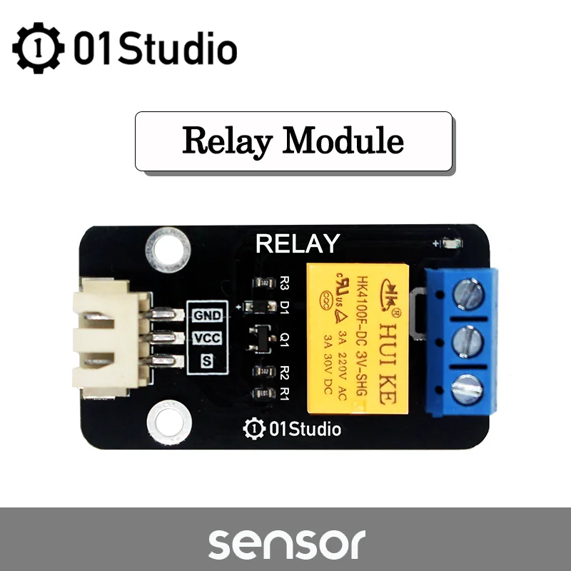 01Studio 3.3V Relay Module pyBoard Micropython Programming