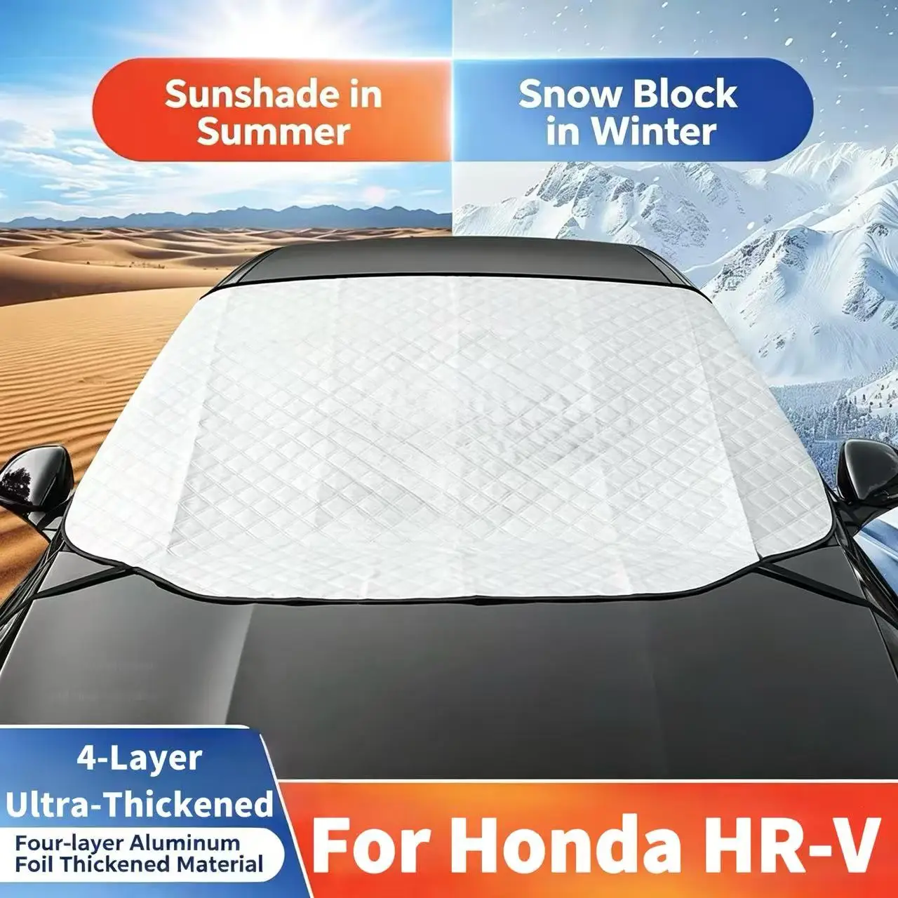 

For Honda HRV 2010~2026 car sunshades thickened heat insulation panels, summer summer shade and winter snow protection car parts