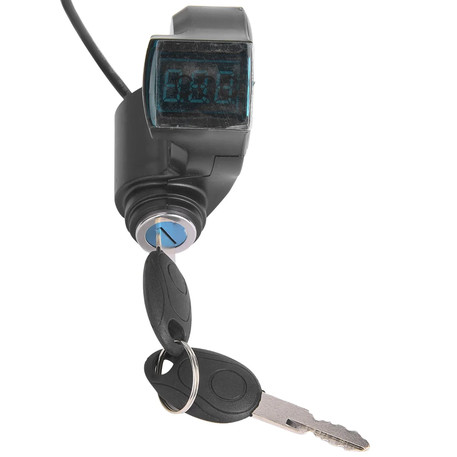 E-Bike-Gashebel mit digitaler Batteriespannungsanzeige, Schalter und Schlüsselverriegelung – E-Bike-Spannungs- und Batterieanzeige – Detail 2