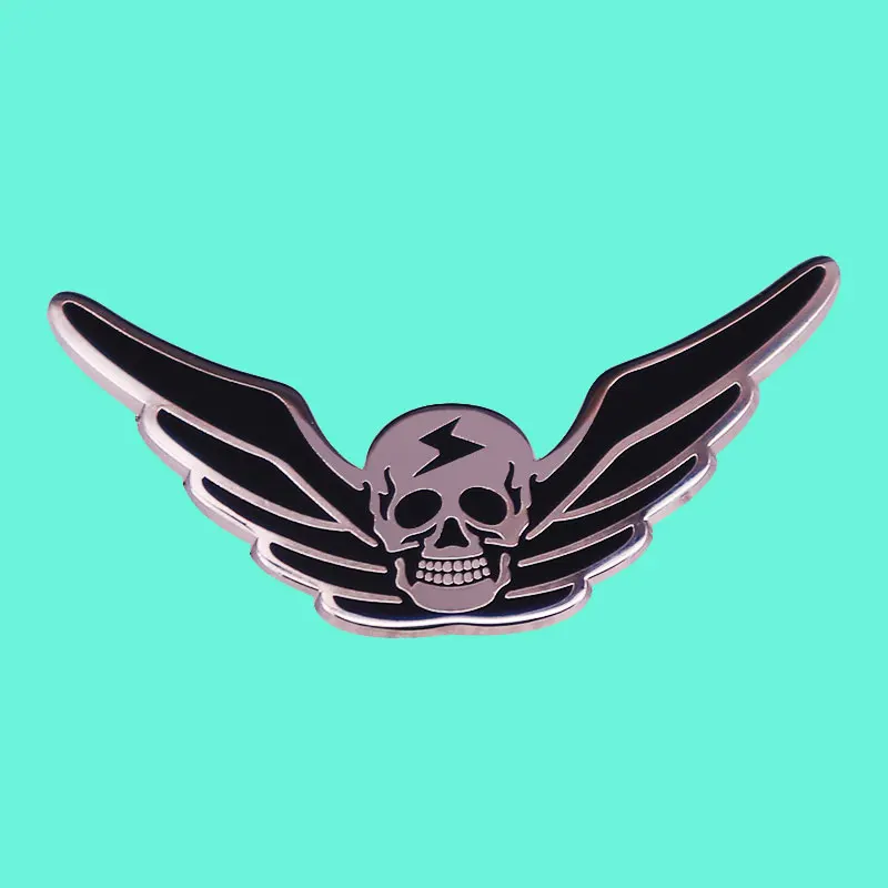 Horrific Halloween  Bone Wing Brooch Interesting Metal Enamel Badge Originality Lapel Pin Given Friends And Fans Gifts