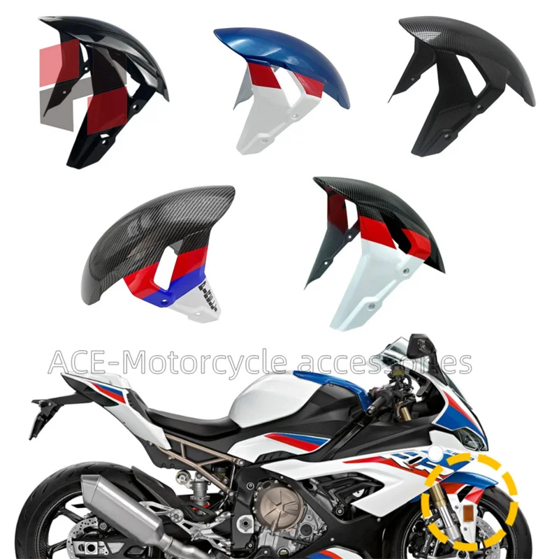 For BMW S1000RR S1000 RR 2019 - 2023 Motorcycle Front Fender ABS Carbon Fiber Paint Splash Guard Fairing High Quality Mudguard