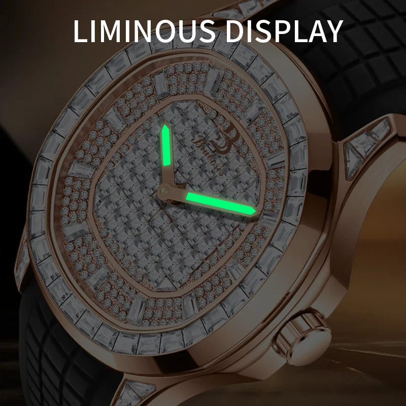 Automatic Mechanical Watch for Men Women BRUBOSES Original 5ATM Waterproof Luxury Business Male Wristwatches Relogio Masculino