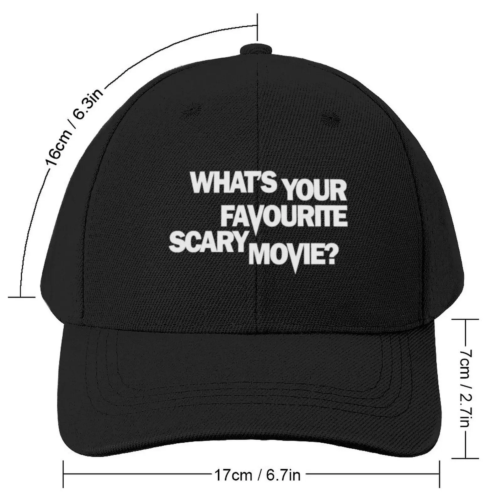 What's your favorite scary movie? Baseball Cap Snapback Cap hard hat Luxury Man Hat Men Caps Women's