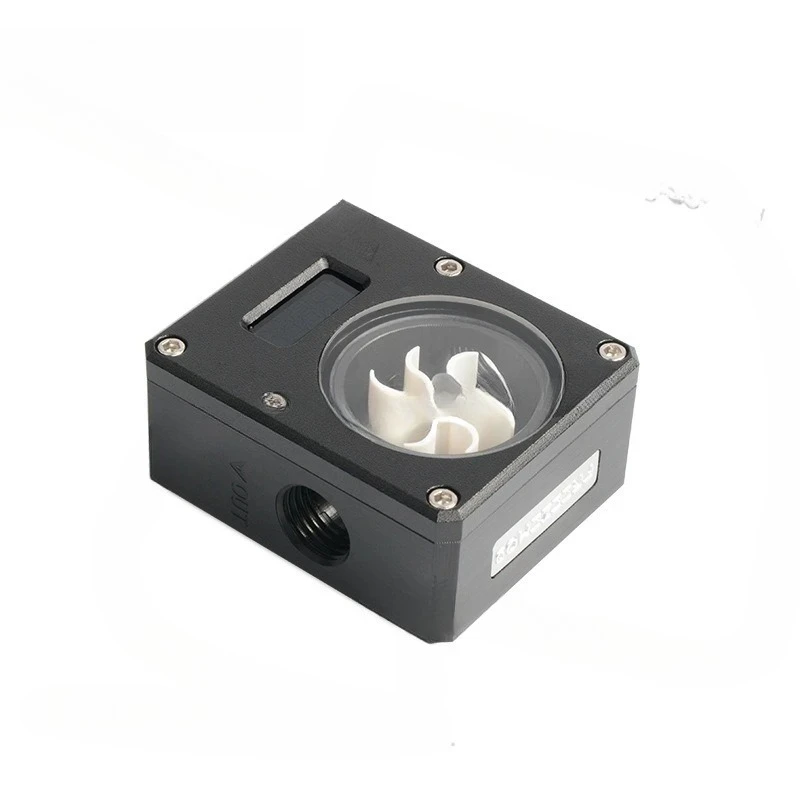 Computer water cooling 2022 WDXS-T4 temperature display flow meter VA LCD screen 0.5 seconds