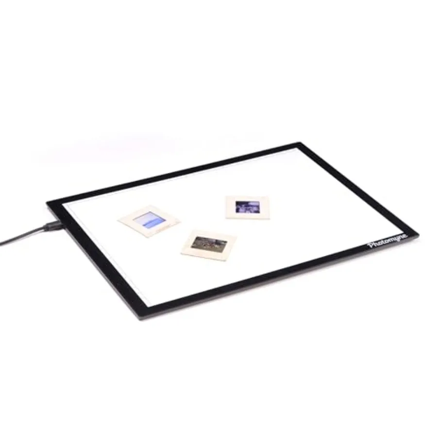 

A4 Slide Viewer Light Pad Backlight Negative Viewer Film Negatives and Old Slides Light Box Hands-Free Ultra-Thin Ultimate Brig