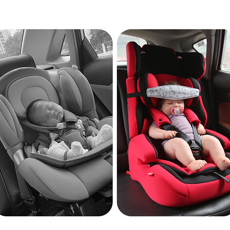 Asiento de coche para bebé, soporte para la cabeza, cochecito para niños, cinturón de sujeción, parque infantil ajustable para niño y niña, posicionador de sueño, almohadas de seguridad para bebé