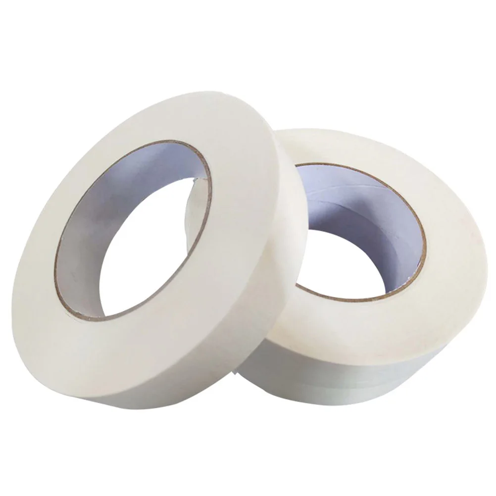 6 rolos de fita de papel texturizada branca para decoração de janela de piso de parede mascaramento adesivo pintura em spray desempenho de palco clima durável