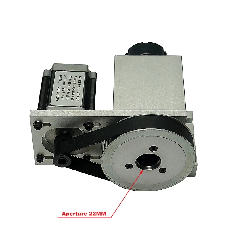 A Aixs eje giratorio CNC 4. ° eje con pinza para enrutador Cnc fresadora Cnc eje giratorio 3M-6-ER32 con portabrocas ER32
