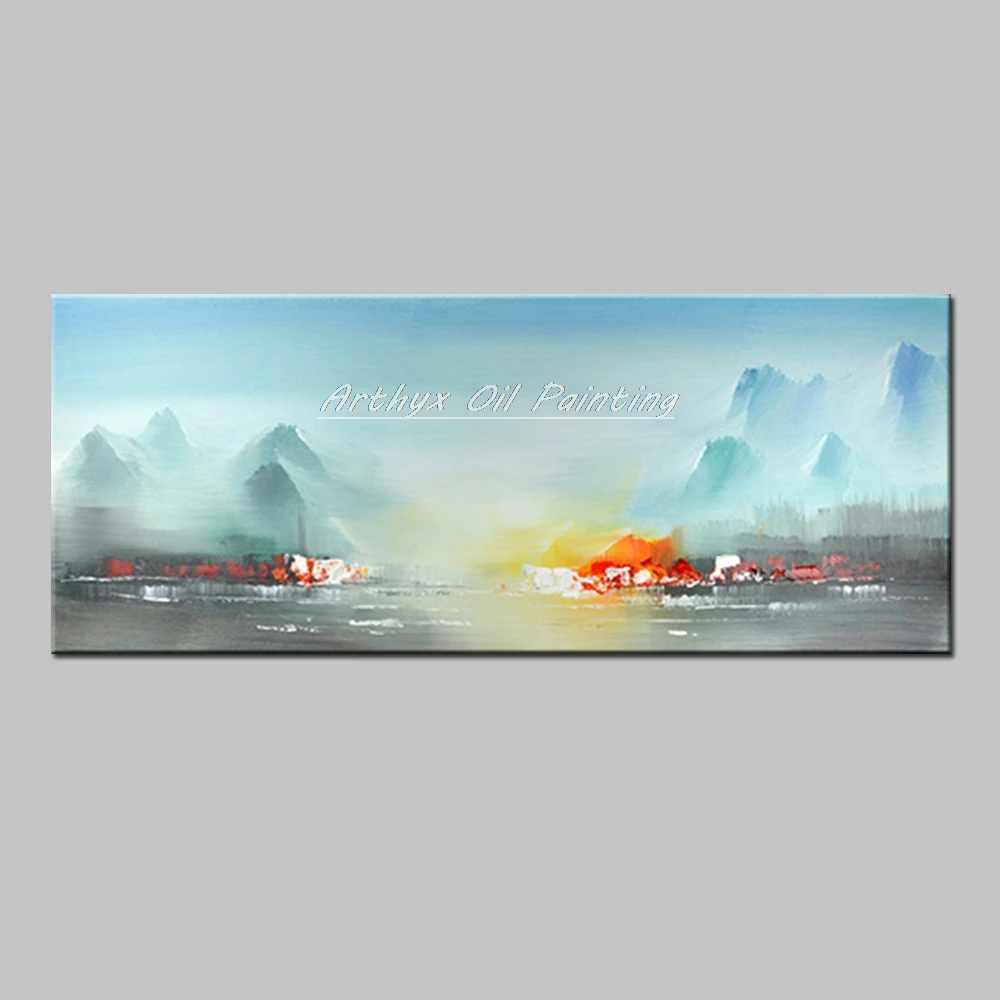 

Arthyx Abstract Paintings Large Hand Painted Landscape Oil Painting on Canvas,Wall Art,Picture Poster For Living Room,Home Decor