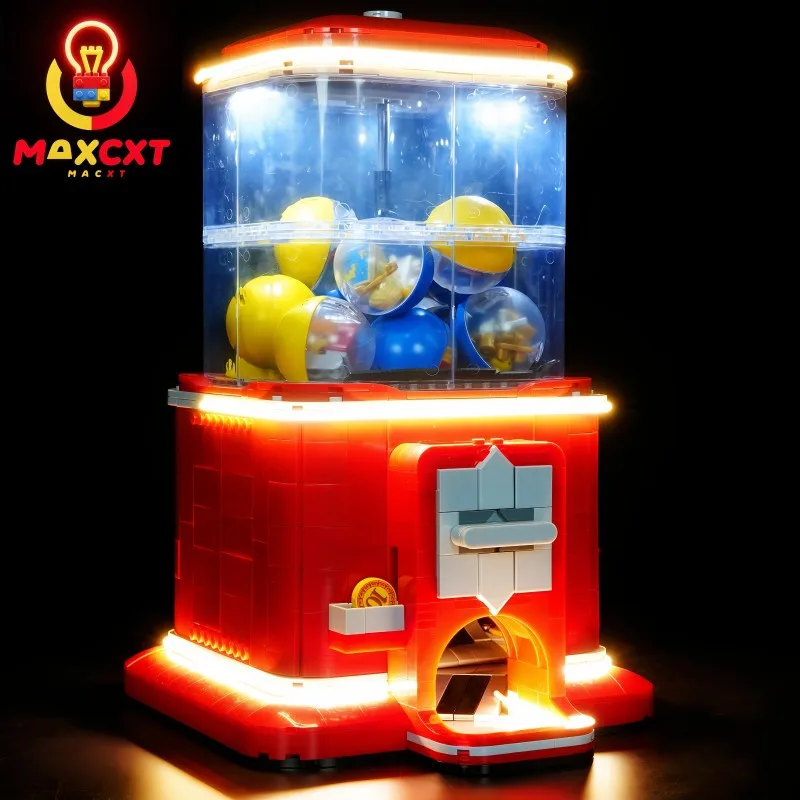 

MAXCXT LED Light For LEGO 21358 Minifigure Vending Machine DIY Decorative Lamp Not Include Lego Building Blocks Set