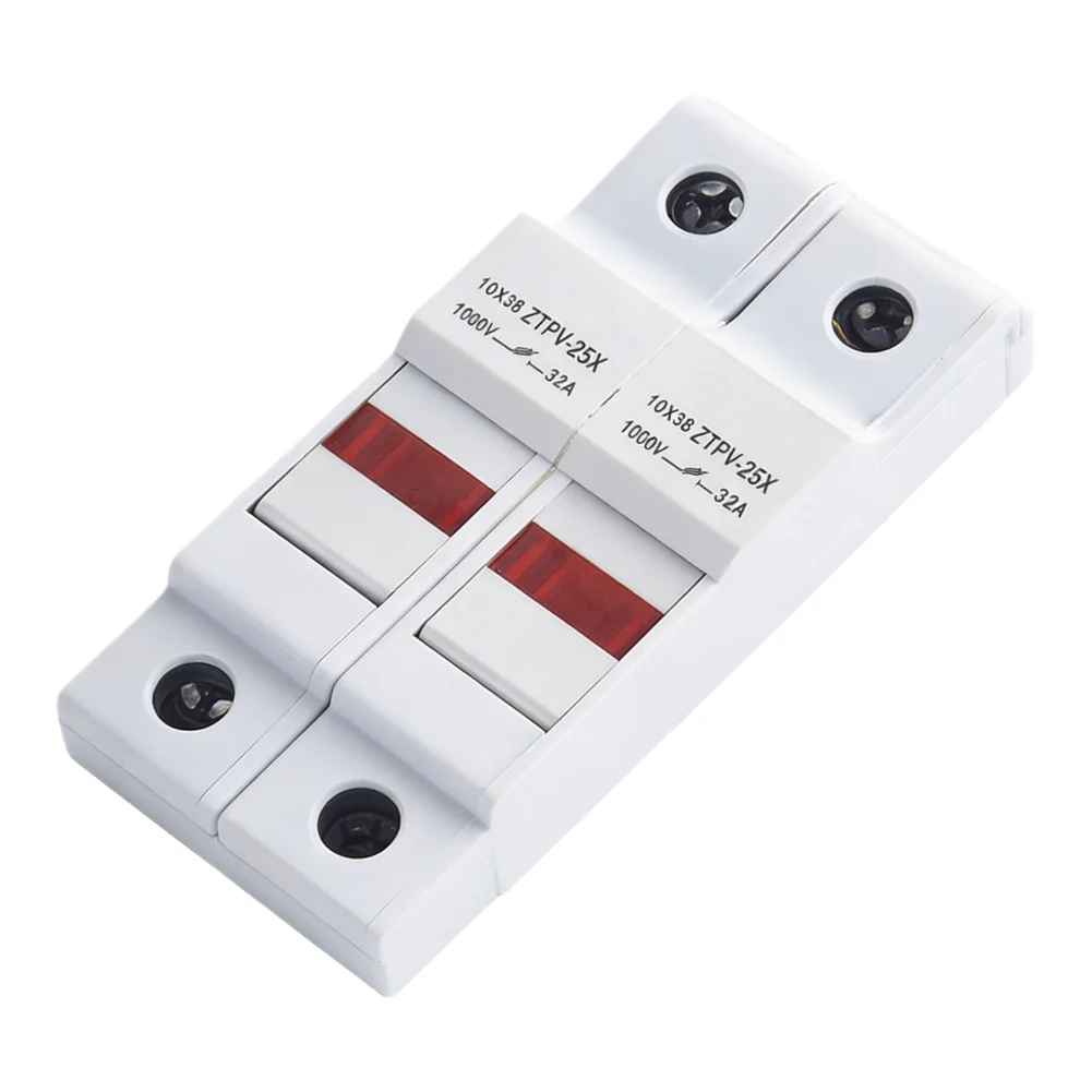 Photovoltaic Fuse DC1000V Fuse For Safe Solar Installation DIN Rail Mount 35mm High Breaking Capacity 33kA Modular Design 17.5mm