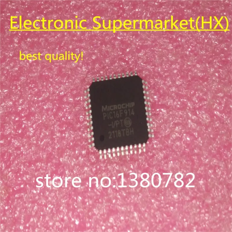 Free Shipping 100pcs/lots PIC16F914-I/PT PIC16F914 TQFP-44 New original IC In stock!