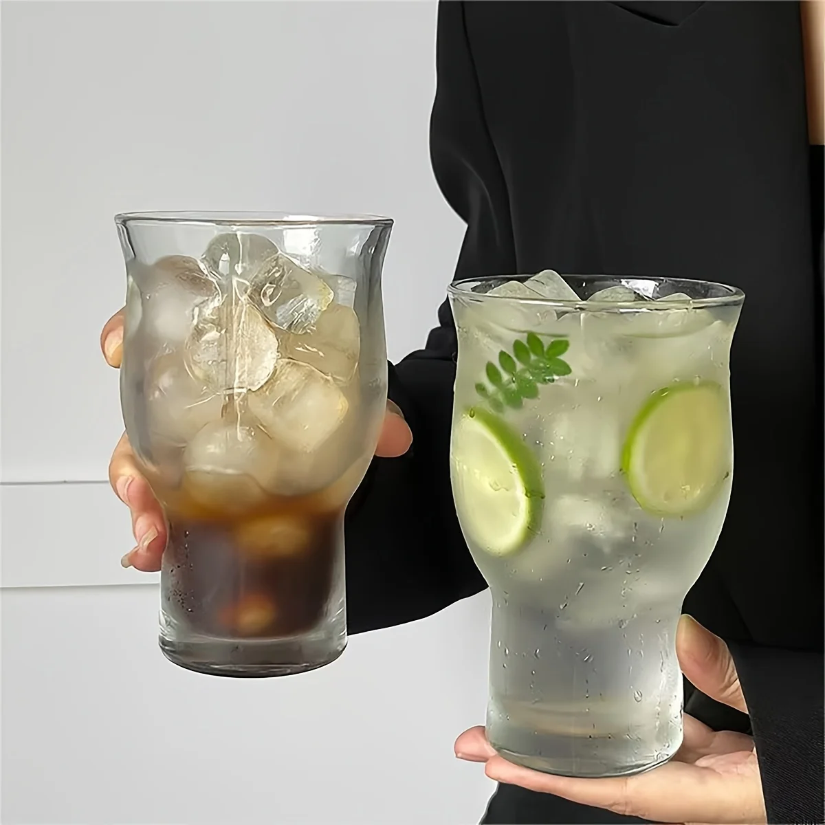 

Set of 4 Stemless Margarita Glasses - Heavy Use Suitable for Cocktails, Beer, Whiskey & Iced Drinks | Lightweight Cups for Parties, DIY Etchable & Sublimatable | Elegant Margarita Glasses for, Weddings, Gifts (10oz)
