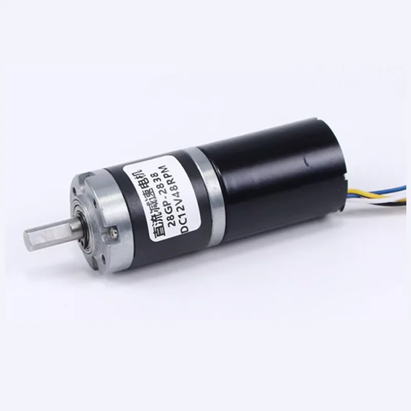 50KG 28MM 2838 Planetary Dear Brushless DC Reduction BLDC Motor 12v24v miniature adjustable speed forward and reverse 9-1200rpm
